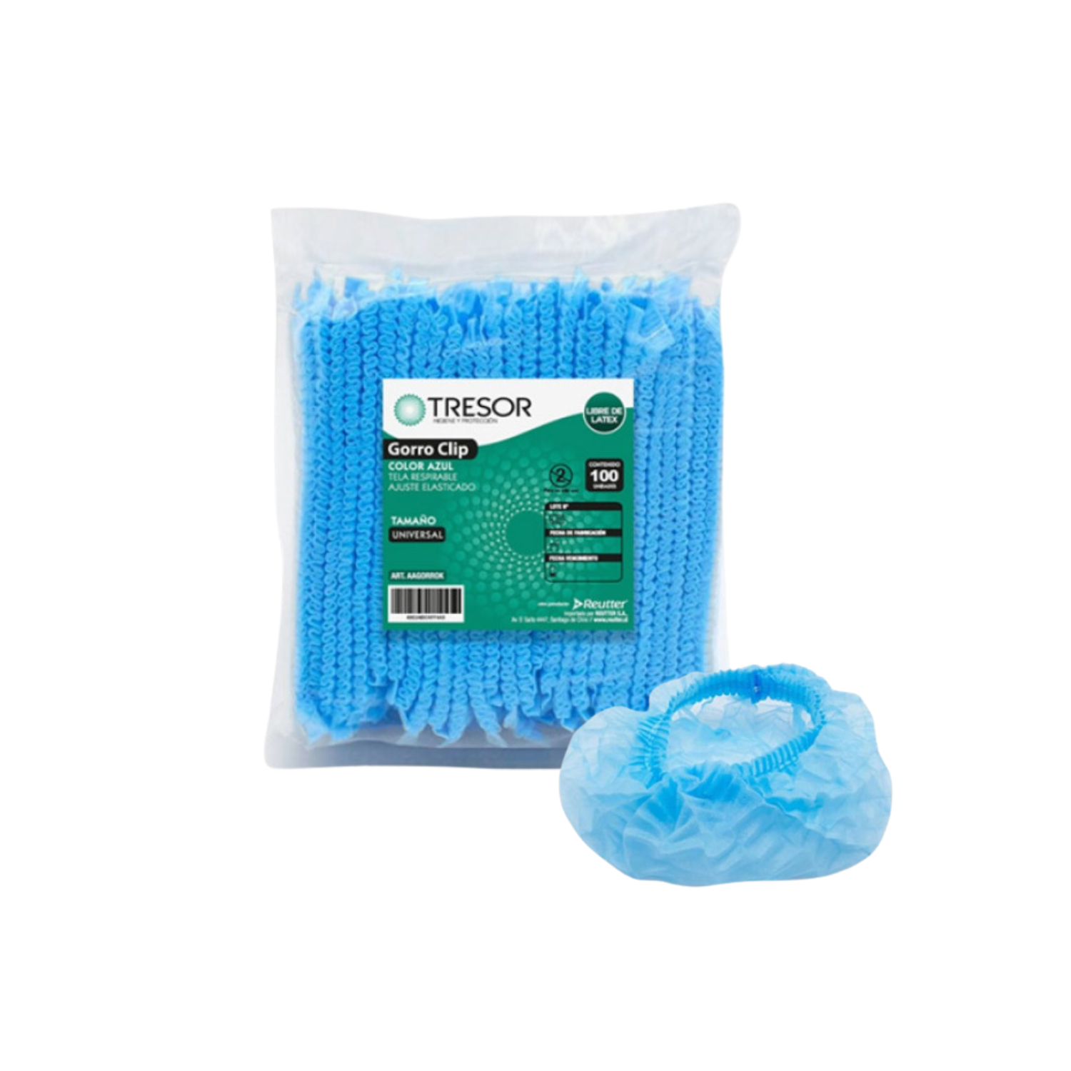 COFIAS CON CLIP DESECHABLES 100 UN