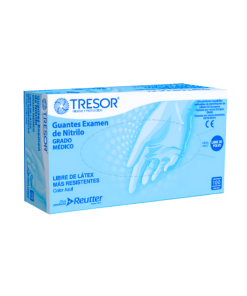 CAJA GUANTES DE NITRILO AZUL PODOLOGÍA 100 UN