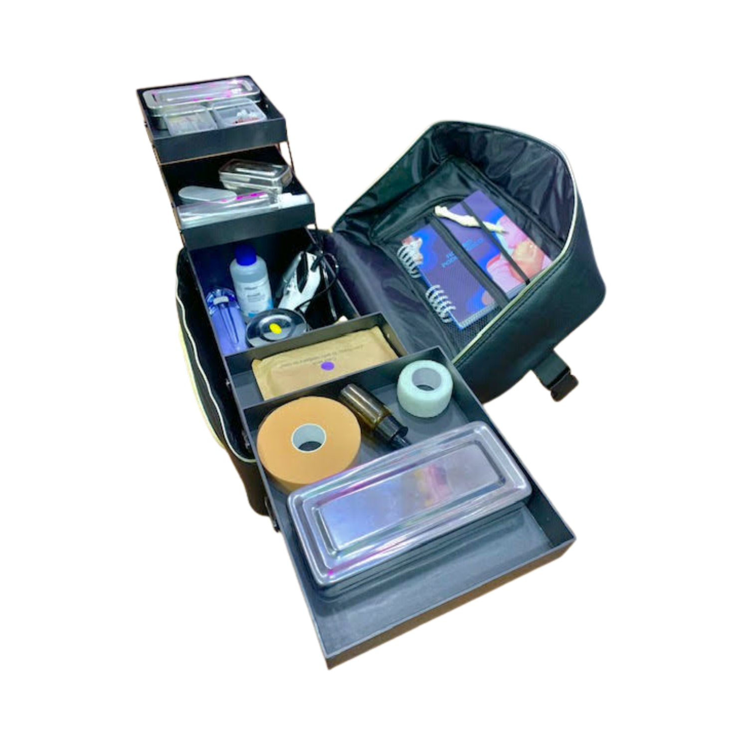 BOLSO GRANDE NEGRO PROFESIONAL PODOLOGÍA - Imagen 3