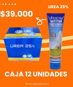 CAJA DE 12 UNIDADES CREMA 25% UREA PARA PIES 100 ML