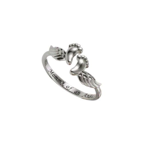 ANILLO PIES PLATEADO