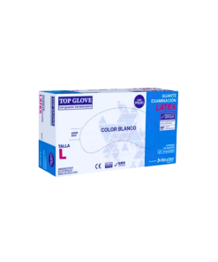 CAJA GUANTES DE LÁTEX BLANCO 100 UN