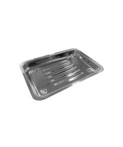 BANDEJA ACERO ACANALADA 17 X 12 CMS