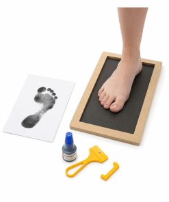 PEDÍGRAFO PODOLOGICO DE MADERA CON TINTA Y ESPATULA