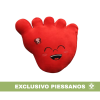 COJÍN TAMAÑO GRANDE ROJO MODELO PIES
