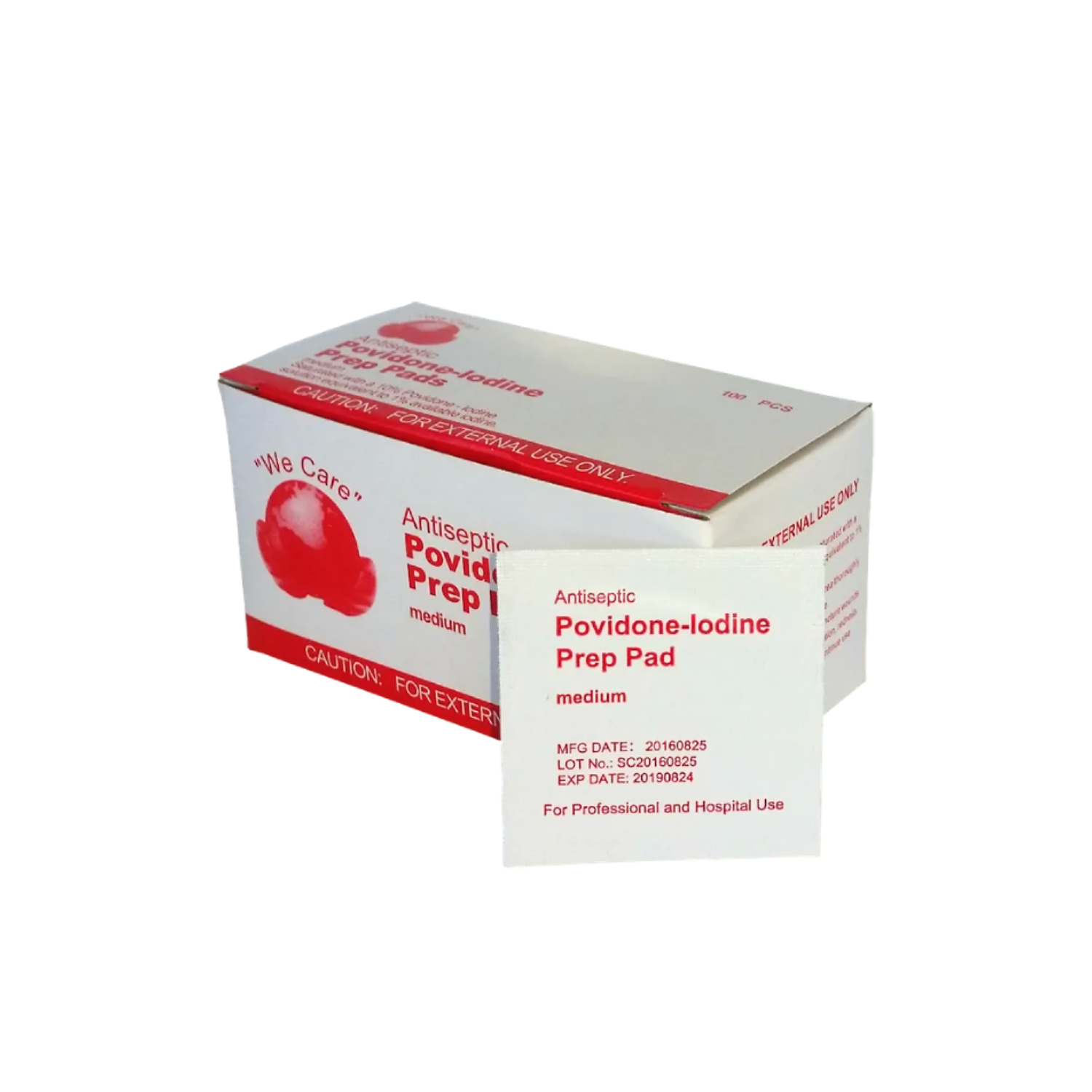 TOALLITAS ANTISÉPTICAS CON POVIDONA YODADA 100 UN