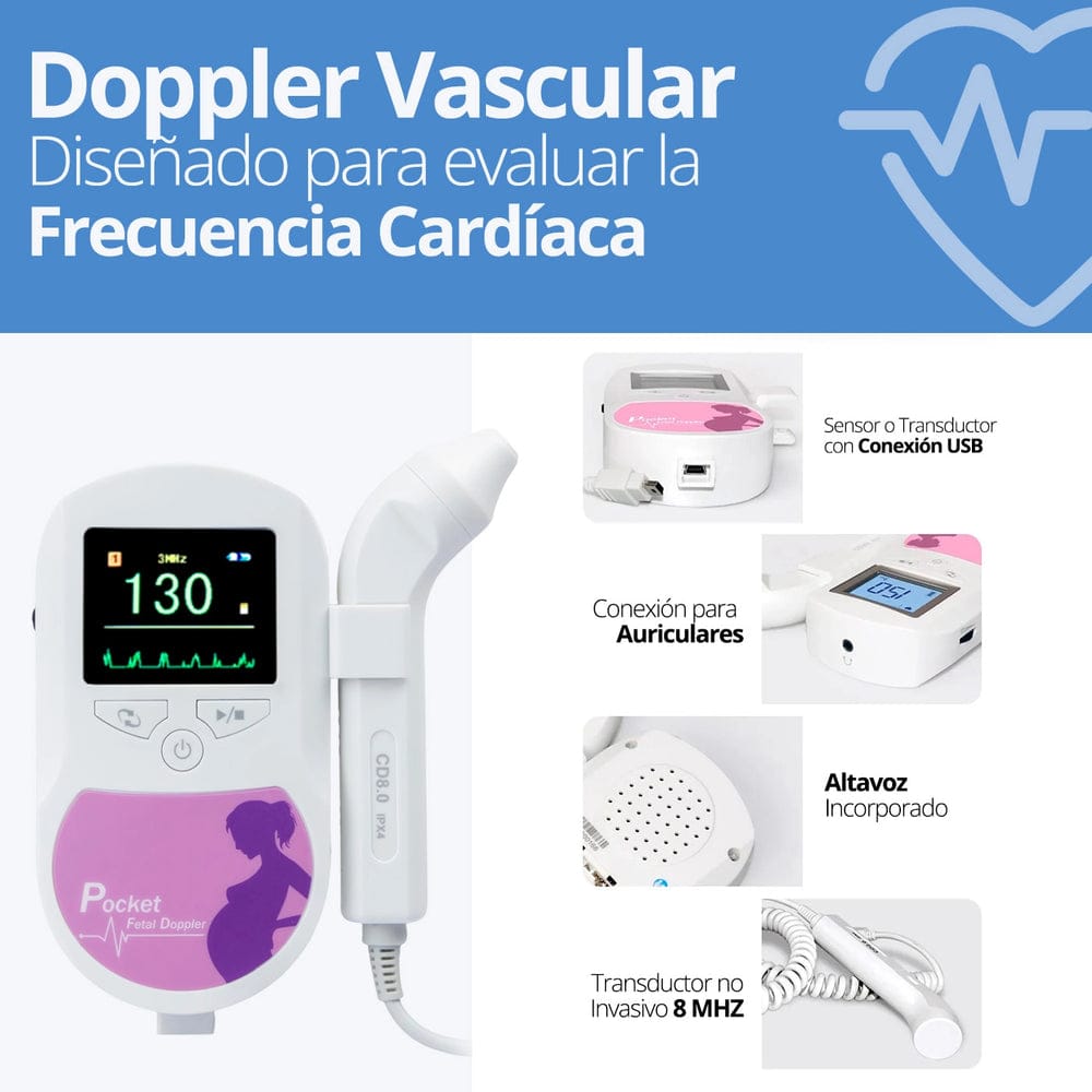 DOPPLER VASCULAR PARA PODOLOGIA 8 mhz - Imagen 2