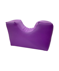 POSAPIES HORIZONTAL ADULTO MORADO CON BASE DE MADERA