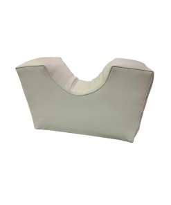 POSAPIES HORIZONTAL ADULTO BLANCO CON BASE DE MADERA