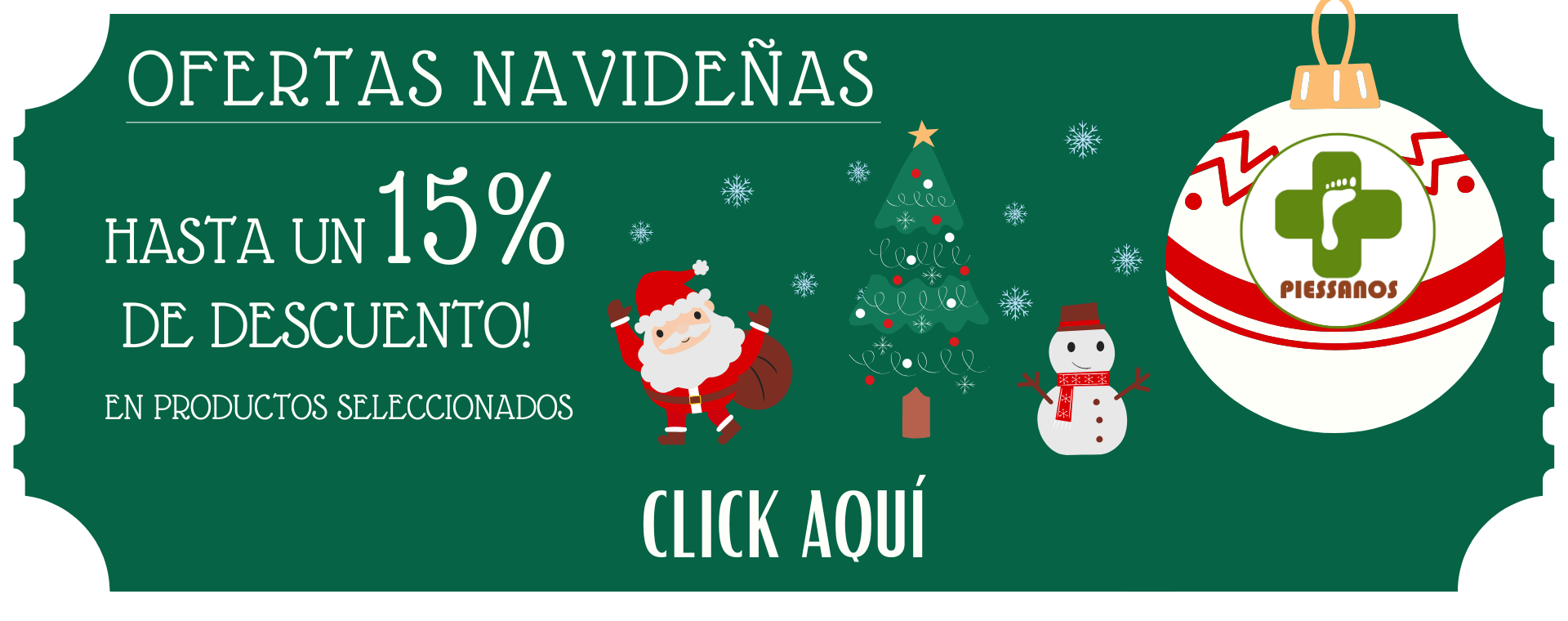 ofertas navidenas pies sanos